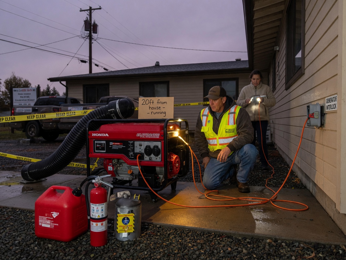 Safe Generator Use During Prineville Power Outages