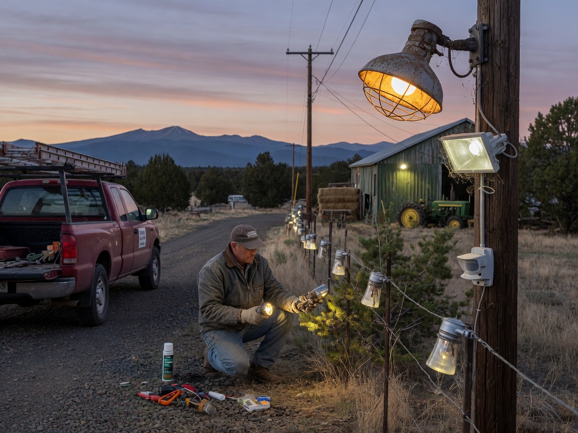 Tips for Maintaining Outdoor Lighting on Rural Properties Near Prineville